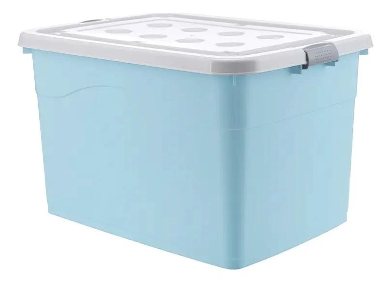 CAJA ORGANIZADORA PLASTICA CON RUEDAS CAPACIDAD 45 LITROS MULTIUSO - 1