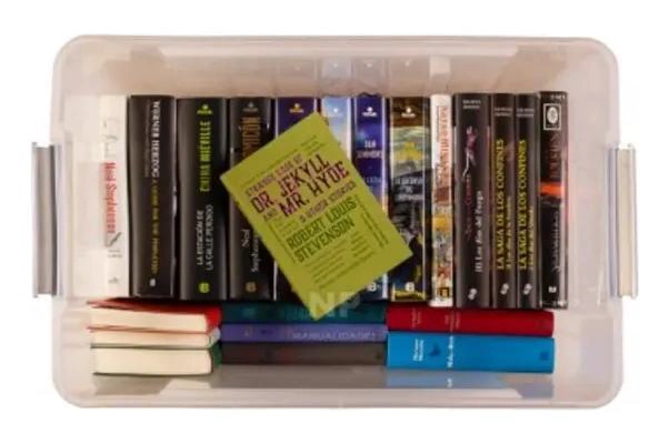 CAJA ORGANIZADORA GRANDE PARA ALMACENAMIENTO CON CAPACIDAD DE 68 LITROS - 1