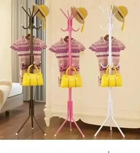 COLGADOR PERCHERO METALICO PARA ROPA, CARTERAS Y SOMBREROS 175X45 CM - 3