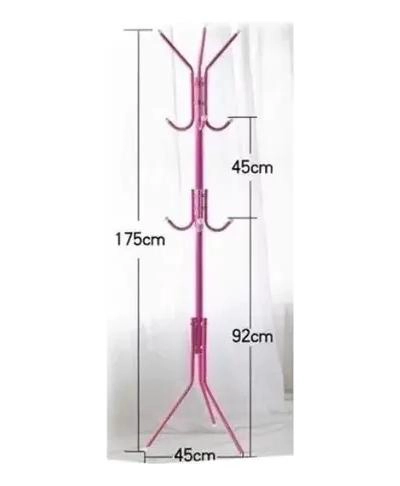 COLGADOR PERCHERO METALICO PARA ROPA, CARTERAS Y SOMBREROS 175X45 CM - 4