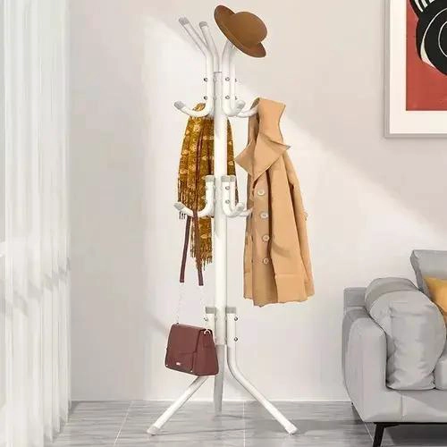 PERCHERO COLGANTE DE METAL CON 3 NIVELES PARA ROPA Y SOMBREROS - 2