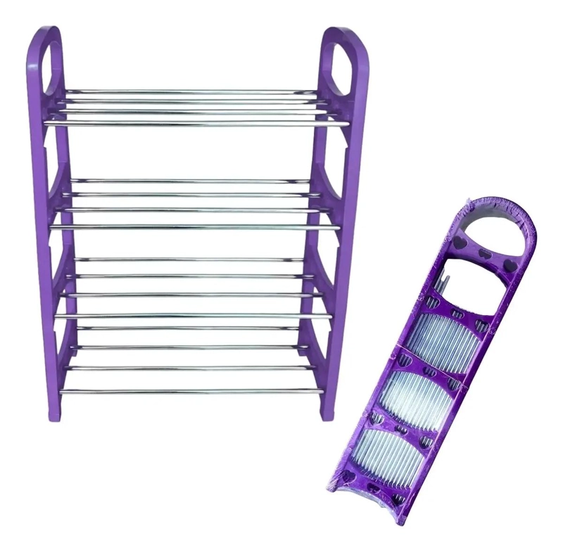ORGANIZADOR DE ZAPATOS ARMABLE CON 5 NIVELES PARA 10 PARES - 2
