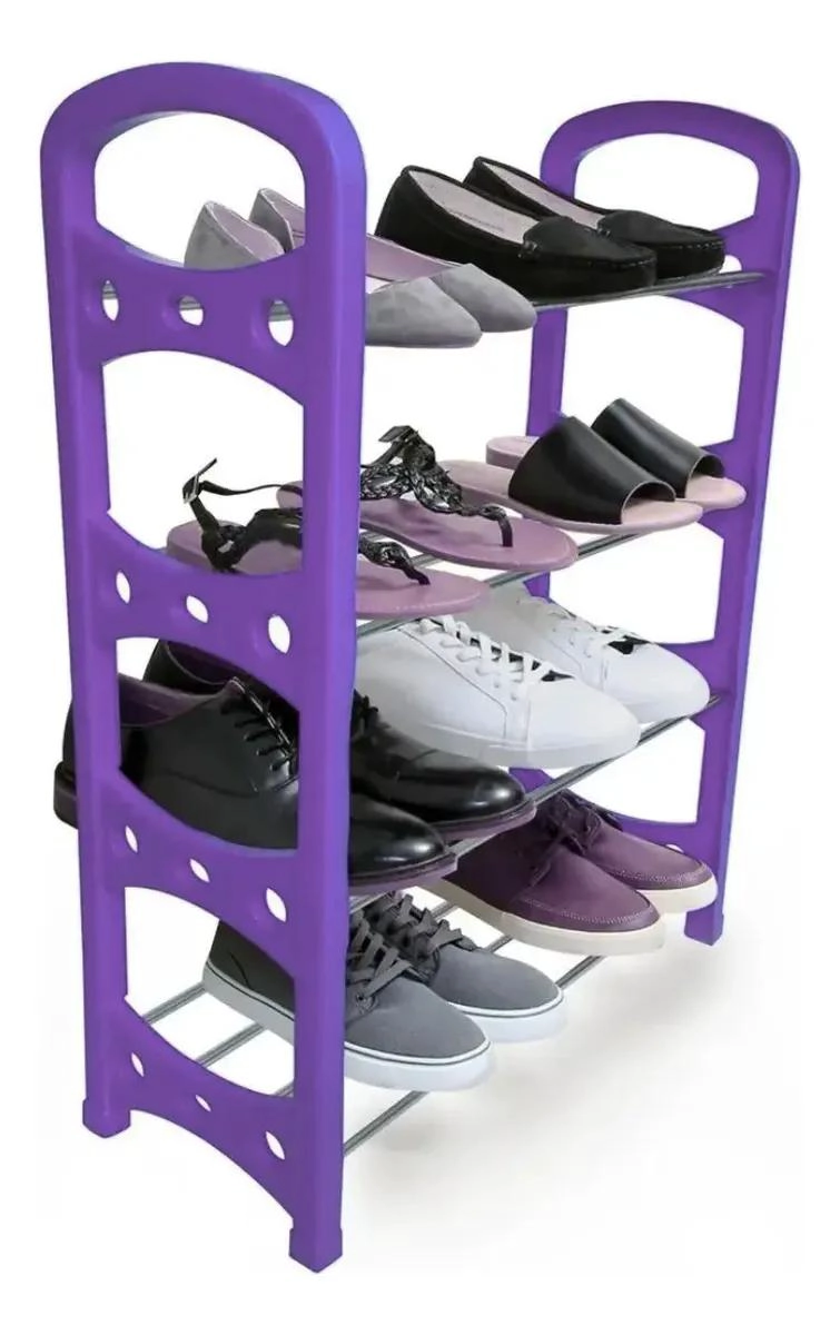ORGANIZADOR DE ZAPATOS ARMABLE CON 5 NIVELES PARA 10 PARES - 5