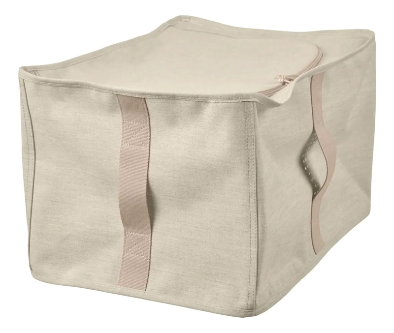 ORGANIZADOR PARA ROPA TEXTIL COLOR BEIGE CON MEDIDAS 34X51X28 CM - 2