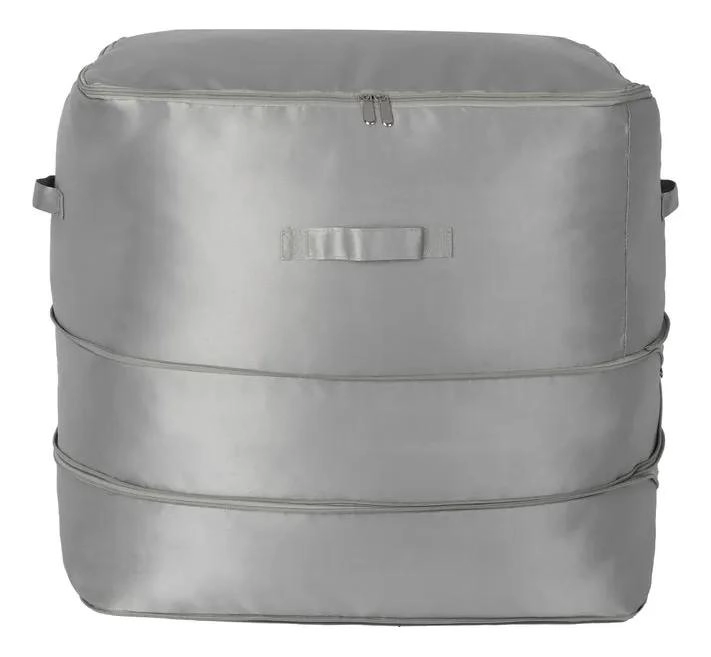 ORGANIZADOR PARA ROPA CON DIMENSIONES 52X50X42 CM COLOR GRIS TRANSPIRABLE - 5