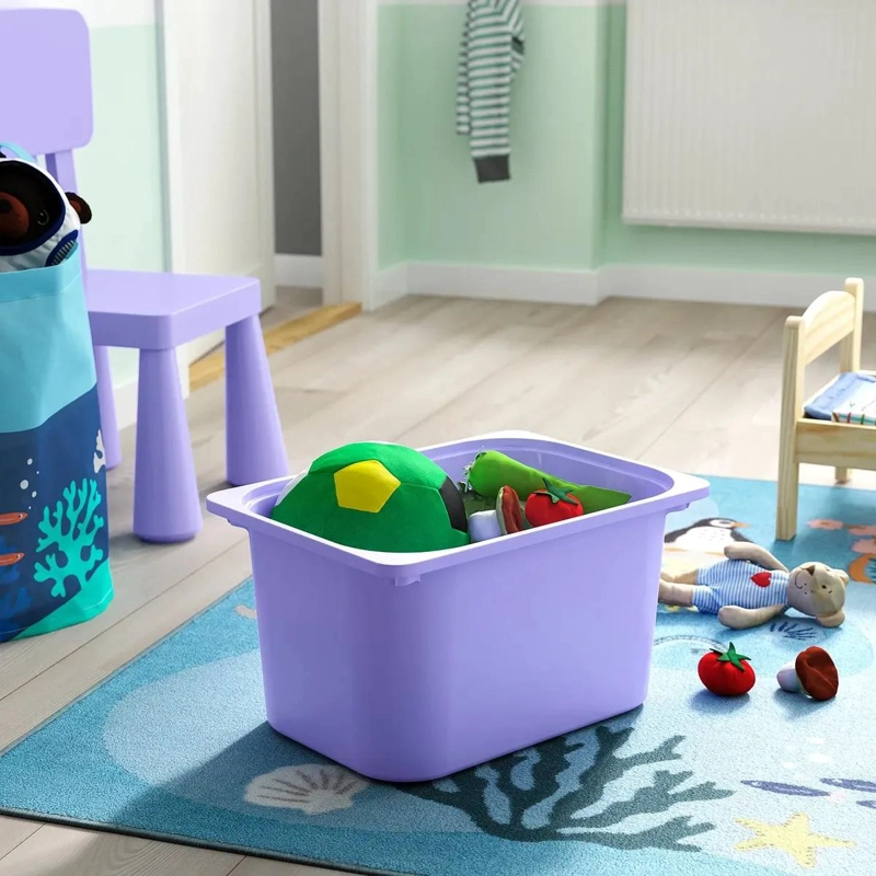 CAJA ORGANIZADORA BLANCA APILABLE PARA ALMACENAMIENTO INFANTIL - 2