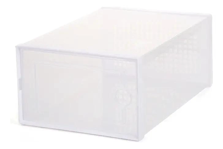 CAJA ORGANIZADORA APILABLE PARA ZAPATOS Y OBJETOS MULTIUSO 23.5X33.5X14 CM - 1