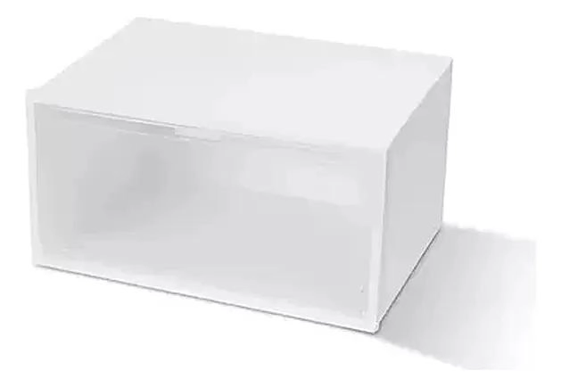SET DE 4 CAJAS TRANSPARENTES PARA ORGANIZAR Y EXHIBIR ZAPATOS - 1