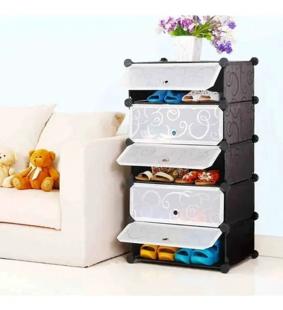 ORGANIZADOR DE ZAPATOS CON 4 PISOS PARA 8 PARES - 3