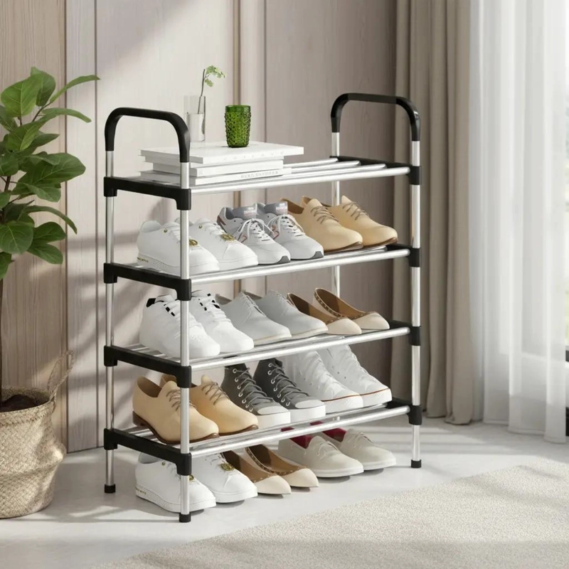 ESTANTE ORGANIZADOR MULTIFUNCIONAL CON 5 NIVELES PARA ZAPATERO - 1