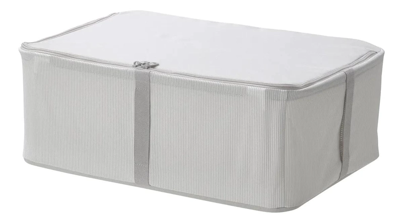 CAJA ORGANIZADORA APILABLE PARA ROPA DE TELA 51X34X19 CM - 1