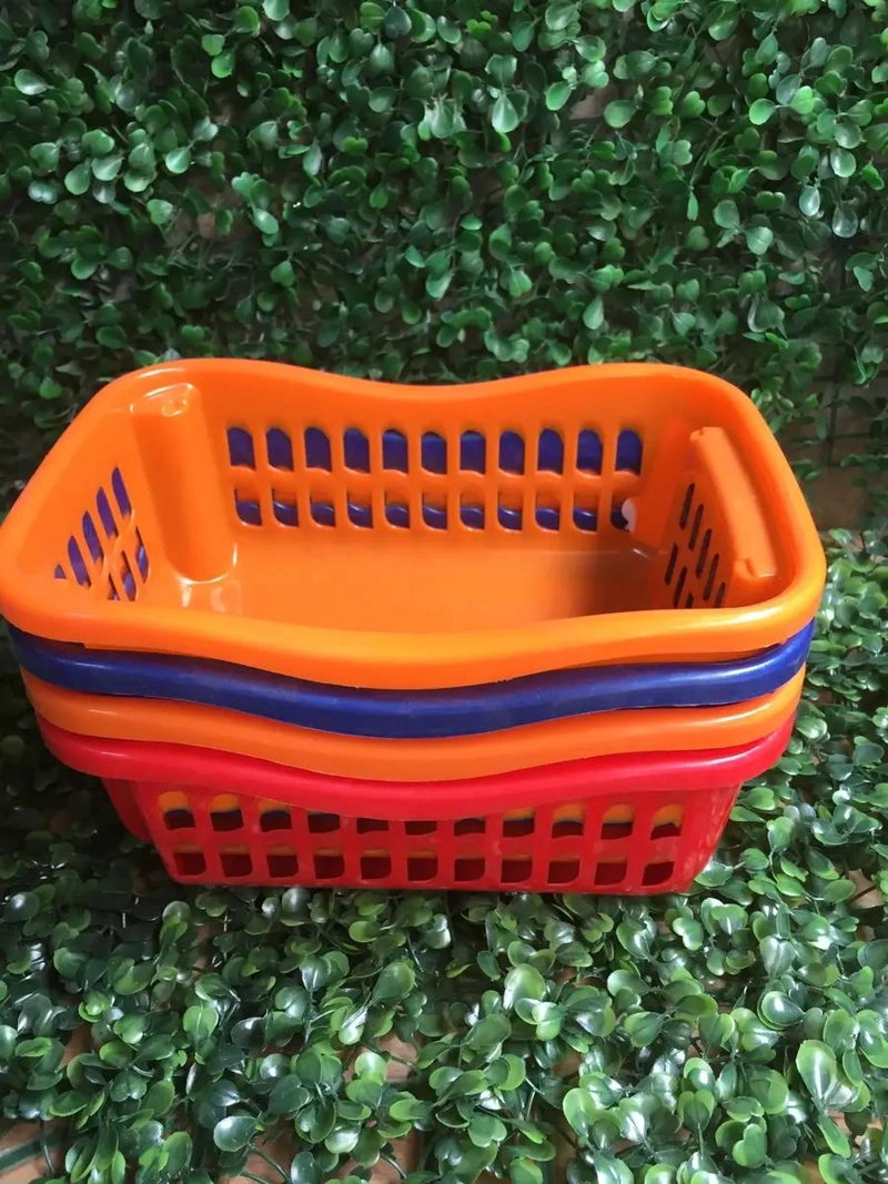 SET DE 6 CESTOS RECTANGULARES ORGANIZADORES MULTIUSO APILABLES Y ANIDABLES - 3