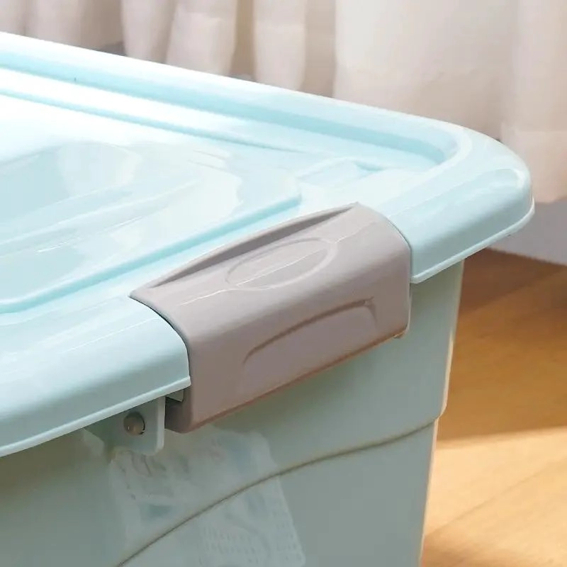 CAJA ORGANIZADORA PLASTICA MULTIUSO CON TAPA DE 30 LITROS - 4