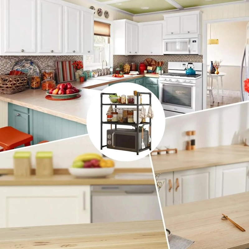 ESTANTE REPISA PARA HORNO MICROONDAS Y ORGANIZACION DE COCINA - 5