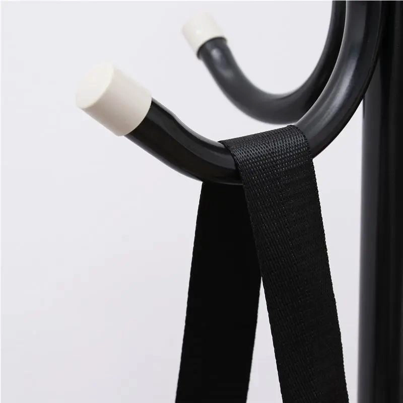 PERCHERO METALICO CON 12 GANCHOS PARA ABRIGOS Y CHAQUETAS CON ESTANTE PARA SOMBR - 4