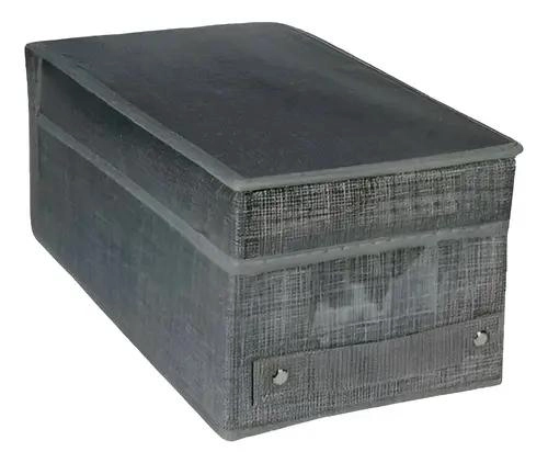 CAJA ORGANIZADORA PARA ROPA CON TAPA DE TELA MULTIUSO PARA CLOSET - 1