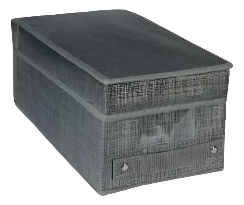 CAJA ORGANIZADORA PARA ROPA CON TAPA DE TELA MULTIUSO PARA CLOSET - 2