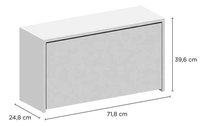 ZAPATERA COMPACTA BLANCA PARA ALMACENAMIENTO EFICIENTE - 1