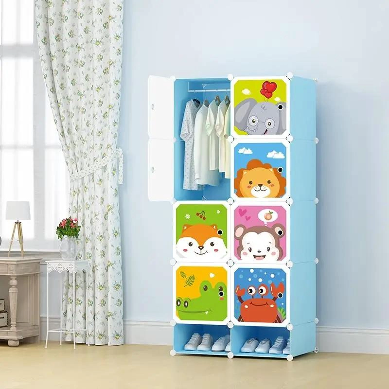 CLOSET MODULAR PLEGABLE PARA NIÑOS CON ORGANIZADOR INFANTIL - 3