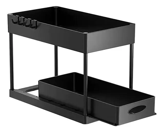 ESTANTE ORGANIZADOR MULTIFUNCIONAL PARA COCINA DE DOS NIVELES - 1