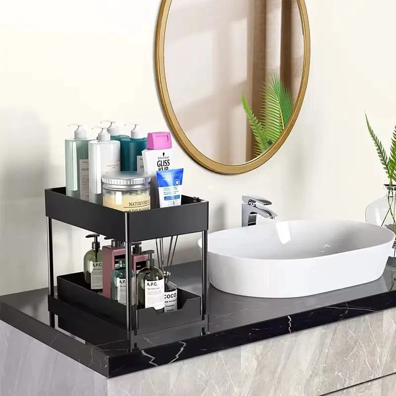 ESTANTE ORGANIZADOR MULTIFUNCIONAL PARA COCINA DE DOS NIVELES - 2