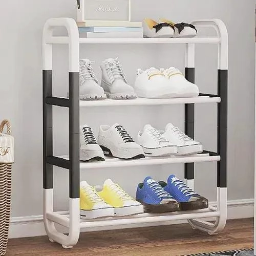ZAPATERO ARMABLE DE ACERO CON 4 NIVELES PARA ORGANIZAR CALZADO - 1
