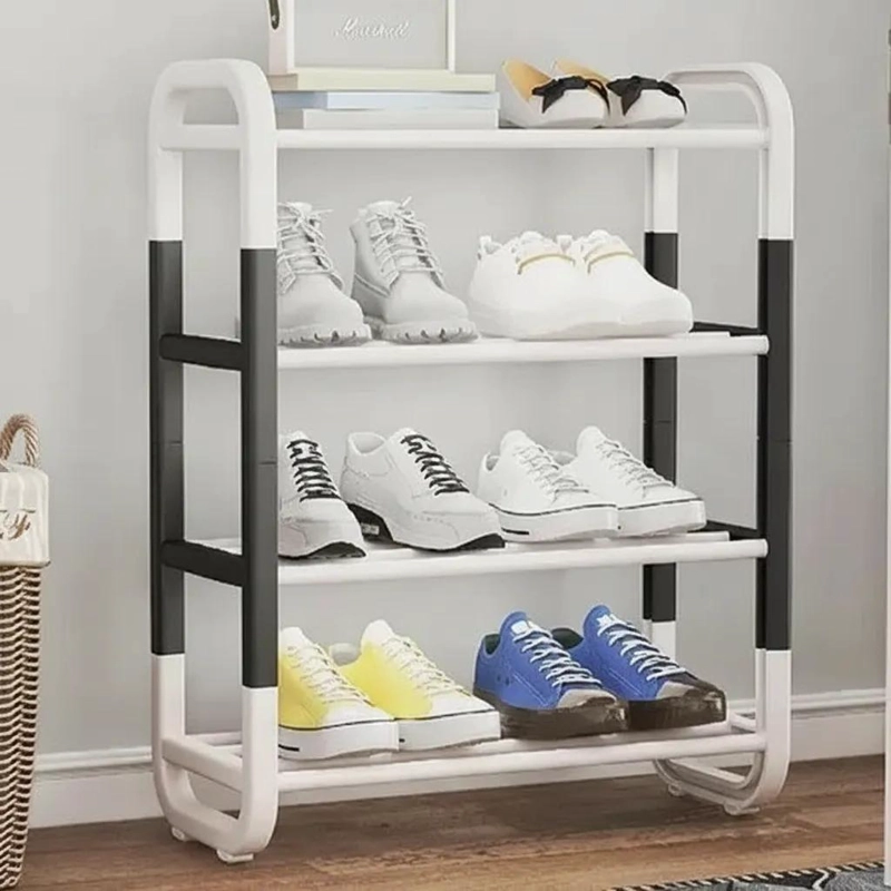 ZAPATERO ARMABLE DE ACERO CON 4 NIVELES PARA ORGANIZAR CALZADO - 4