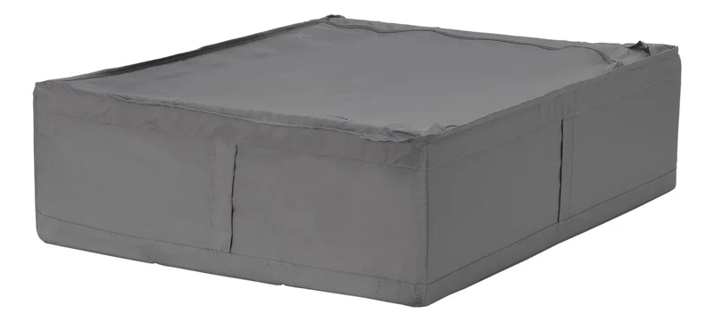 ORGANIZADOR DE ROPA GRIS CON VENTILACION 65X53X19 CM PARA ARMARIOS - 1
