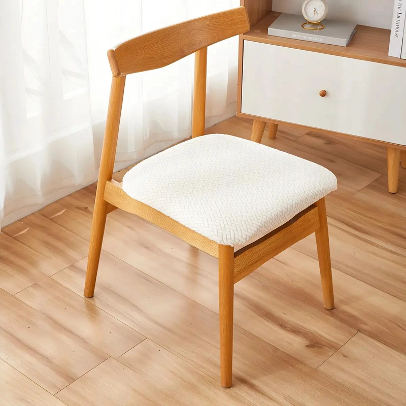 PACK DE 6 FUNDAS ELASTICAS CON DISEÑO DE RAYAS PARA SILLAS DE COMEDOR - 5