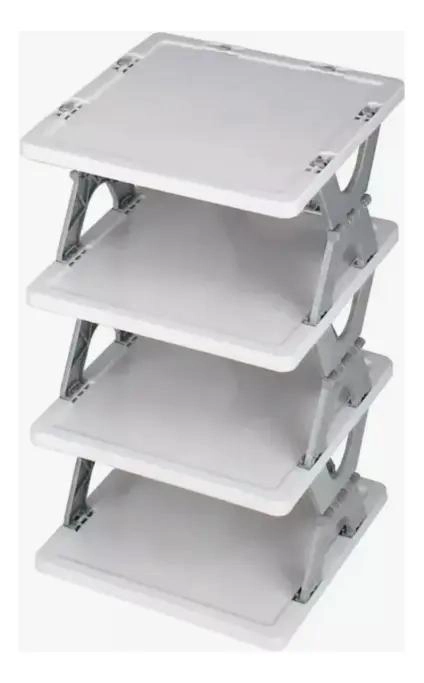 ORGANIZADOR PLEGABLE PARA ARMARIO CON 4 NIVELES PARA ZAPATOS - 1
