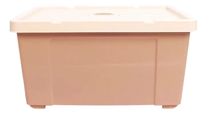 CAJA ORGANIZADORA PLASTICA MULTIUSO CON RUEDAS Y TAPA 20 LITROS - 1