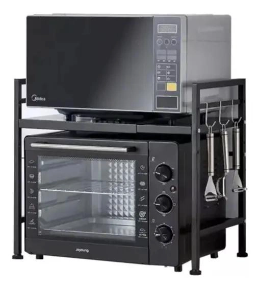 ESTANTE REPISA EXTENSIBLE PARA HORNO MICROONDAS Y ORGANIZACION DE COCINA - 1