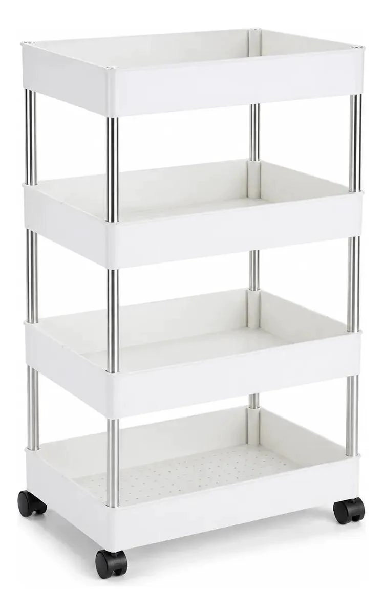CARRITO ORGANIZADOR MULTIUSO CON 4 NIVELES Y RUEDAS PARA COCINA - 1
