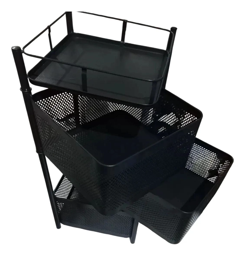 CARRO ORGANIZADOR CON 3 CAJONES Y RUEDAS ROTATIVAS PARA COCINA - 3