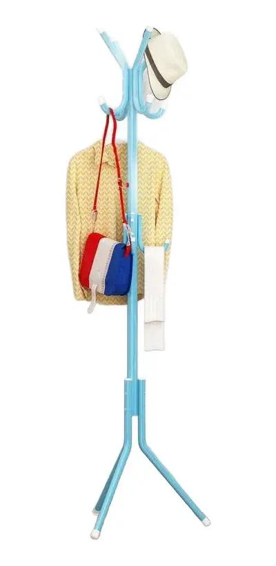 COLGADOR PERCHERO DE METAL PARA ROPA, CARTERAS Y SOMBREROS 175X45 CM - 4