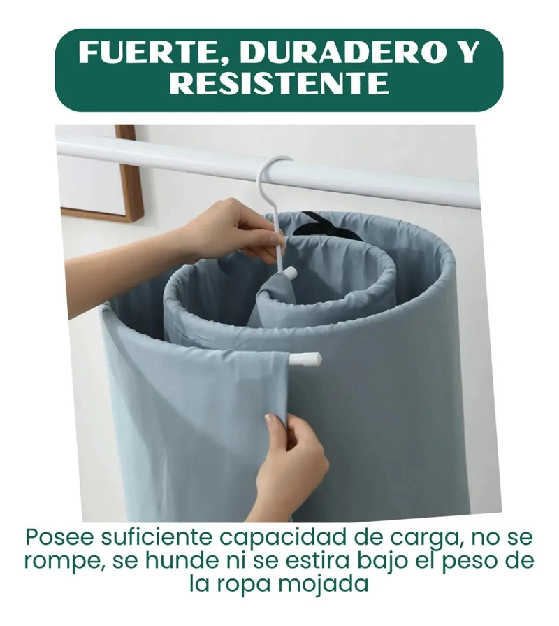 COLGADOR ESPIRAL PARA SECAR SABANAS Y ROPA DE CAMA PACK 2 UNIDADES - 3