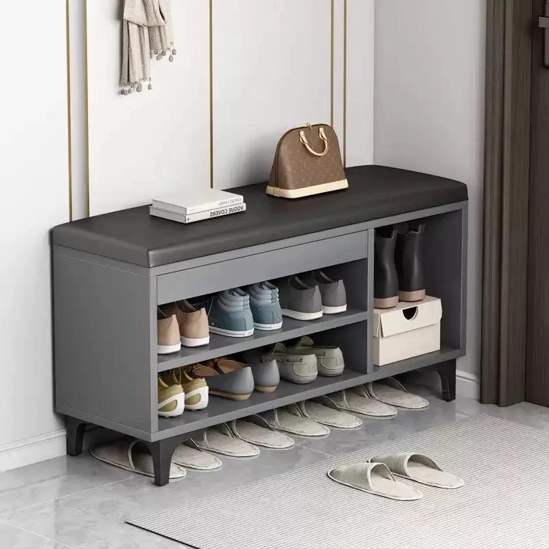 ZAPATERO CON ASIENTO INTEGRADO PARA ALMACENAMIENTO Y COMODIDAD - 1