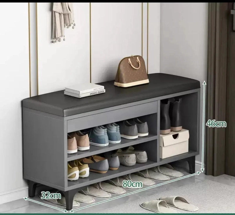 ZAPATERO CON ASIENTO INTEGRADO PARA ALMACENAMIENTO Y COMODIDAD - 2