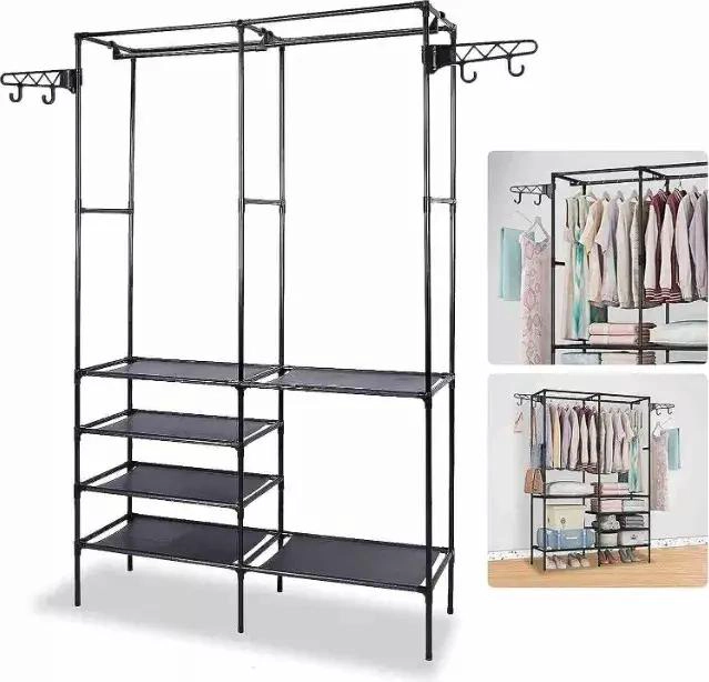 ORGANIZADOR COLGANTE CON ESTANTES MULTIPLES PARA ROPA Y ACCESORIOS - 1