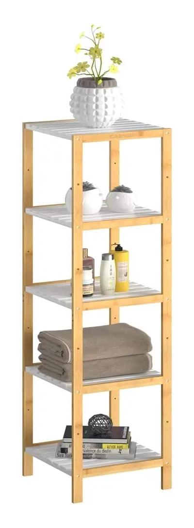 ESTANTE ORGANIZADOR DE BAMBU PARA COCINA Y BAÑO CON DISEÑO ELEGANTE - 1