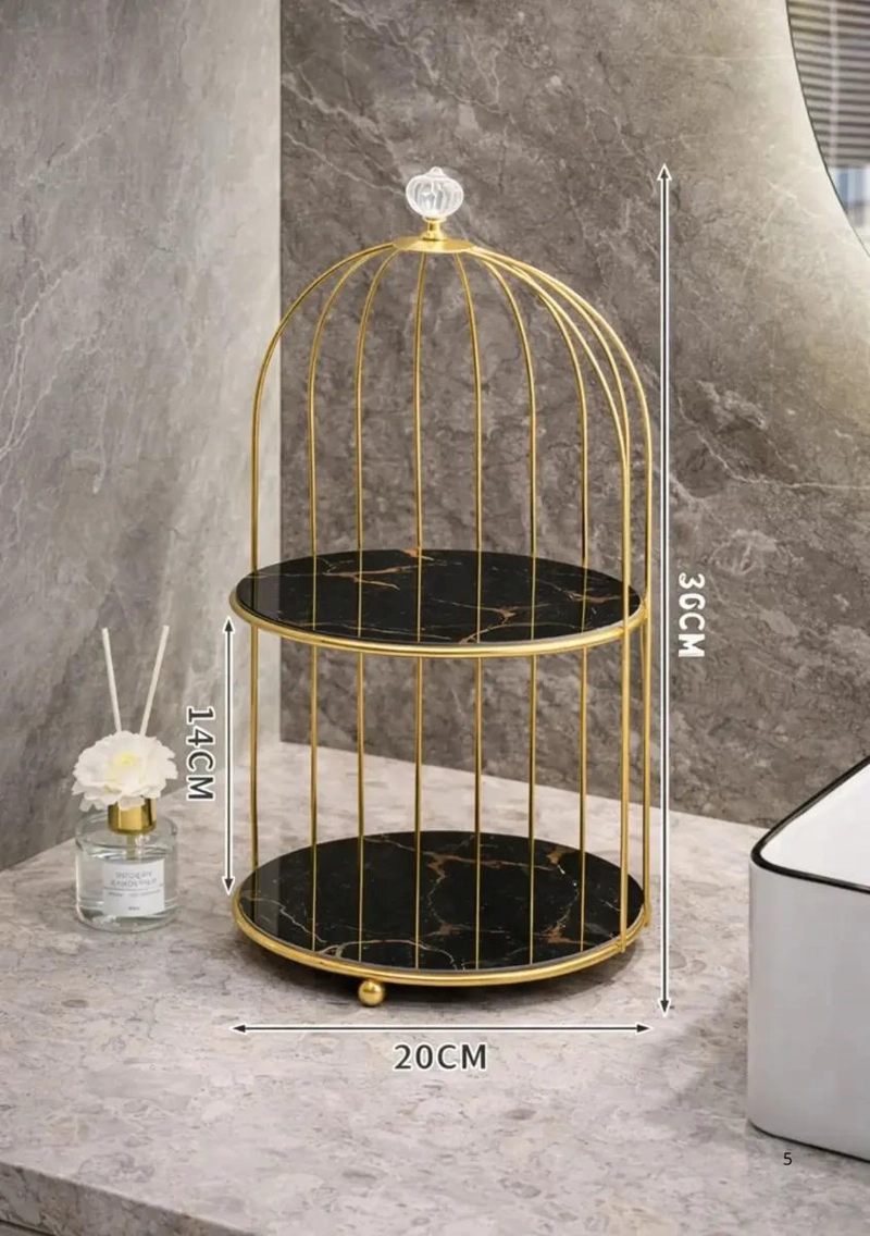 ESTANTE ORGANIZADOR PARA TOCADOR CON ESPACIO PARA MAQUILLAJE Y PERFUMES - 2