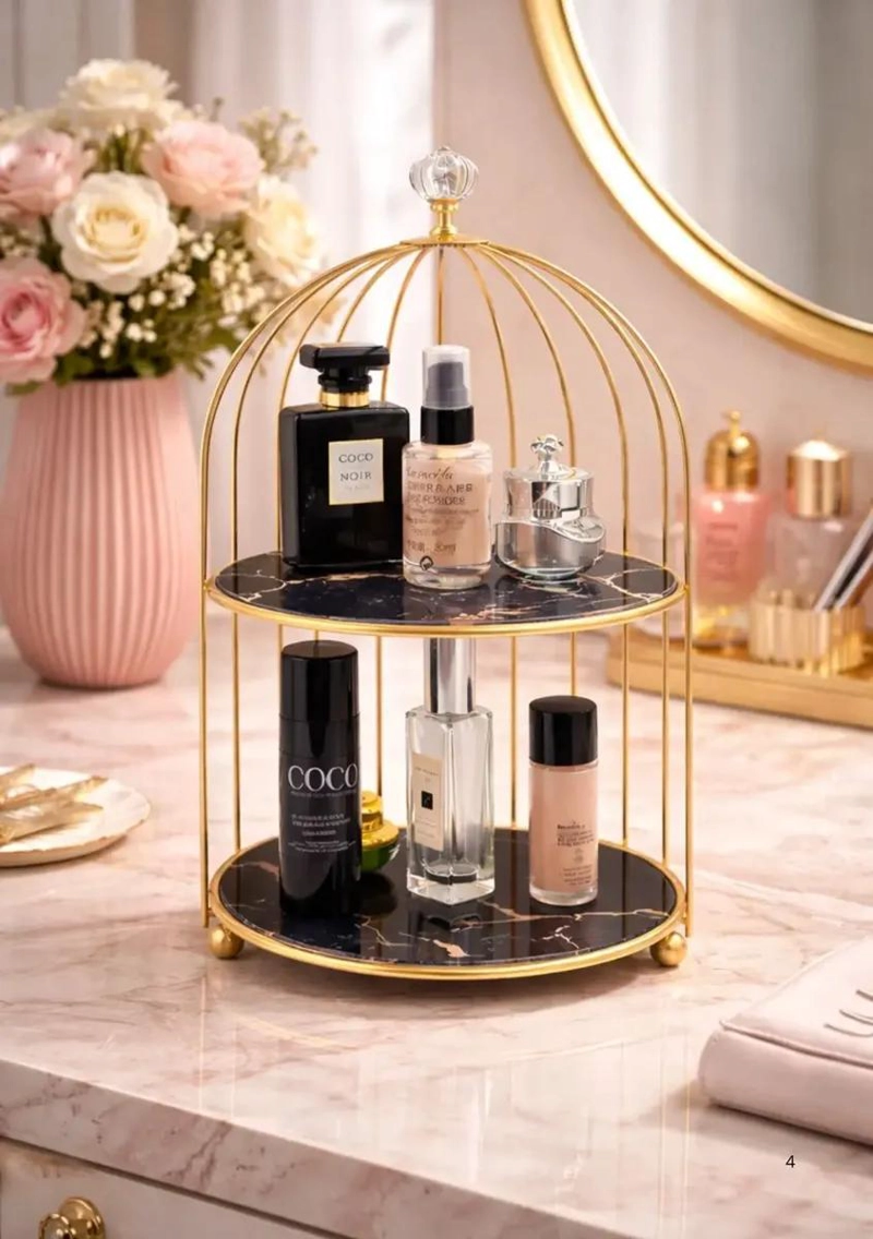 ESTANTE ORGANIZADOR PARA TOCADOR CON ESPACIO PARA MAQUILLAJE Y PERFUMES - 3