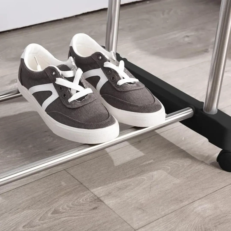 PERCHERO COLGADOR DOBLE PARA ORGANIZAR Y EXHIBIR ROPA - 5