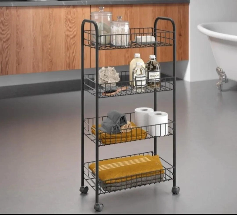 CARRO ORGANIZADOR CON RUEDAS PARA VERDURAS 84X28X42 CM - 3