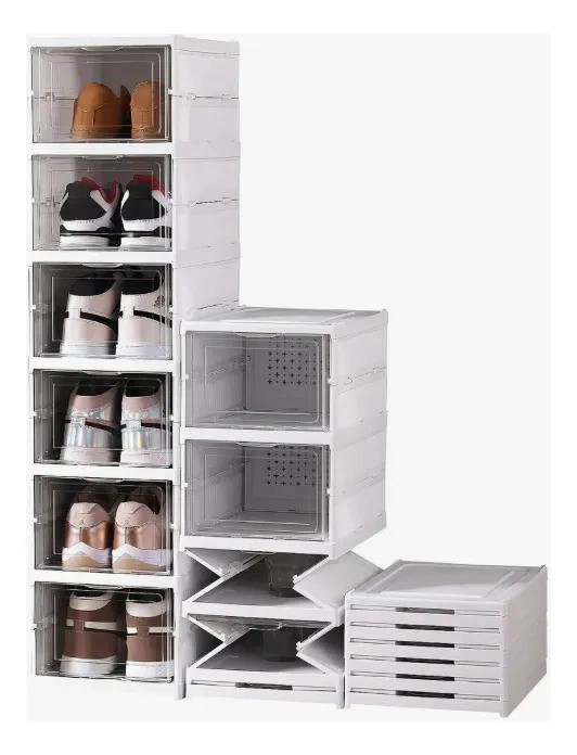 ZAPATERA PLEGABLE CON 6 NIVELES PARA ALMACENAMIENTO DE CALZADO - 1