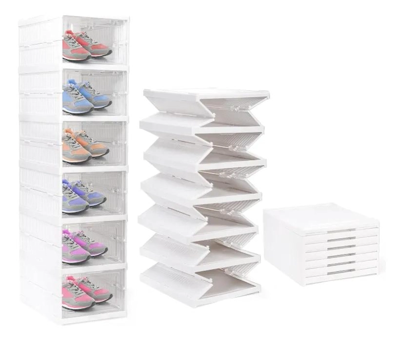 ZAPATERA PLEGABLE CON 6 NIVELES PARA ALMACENAMIENTO DE CALZADO - 3