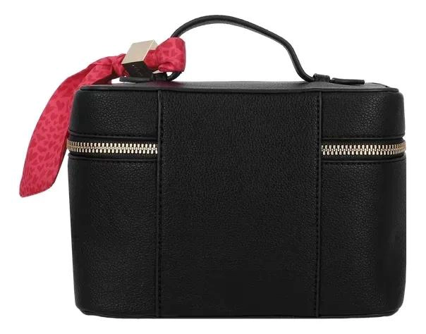 COSMETIQUERO COMPACTO CON CIERRE SEGURO Y DISEÑO ELEGANTE EN NEGRO - 2