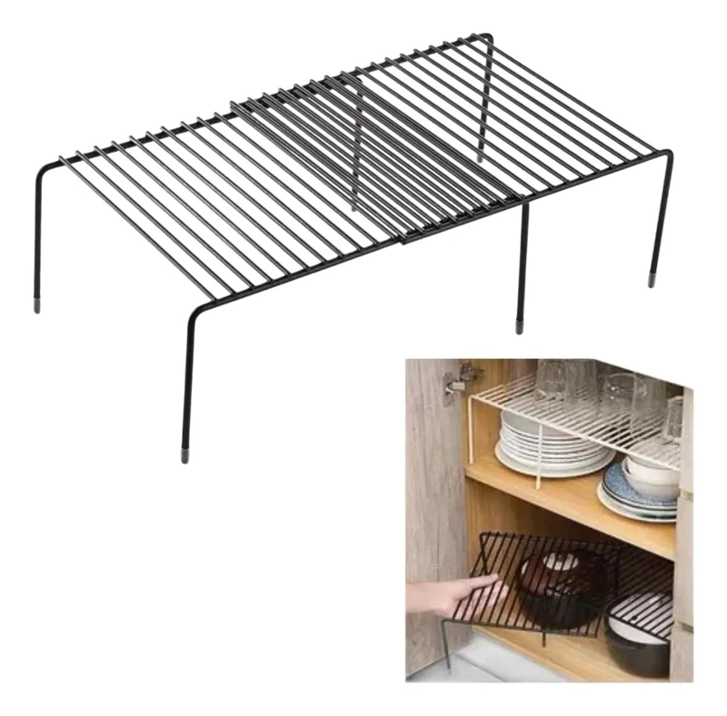 REPISA EXTENSIBLE MULTIUSO PARA ALMACENAMIENTO Y ORGANIZACION DE PLATOS - 1
