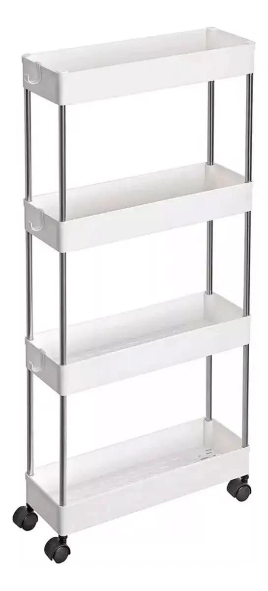 CARRO ORGANIZADOR ESTRECHO DE COCINA CON 4 NIVELES Y RUEDAS - 2