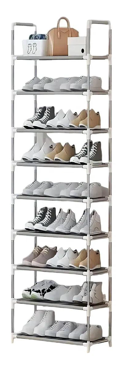 ZAPATERO METALICO CON 9 NIVELES PARA 27 PARES DE CALZADO - 2